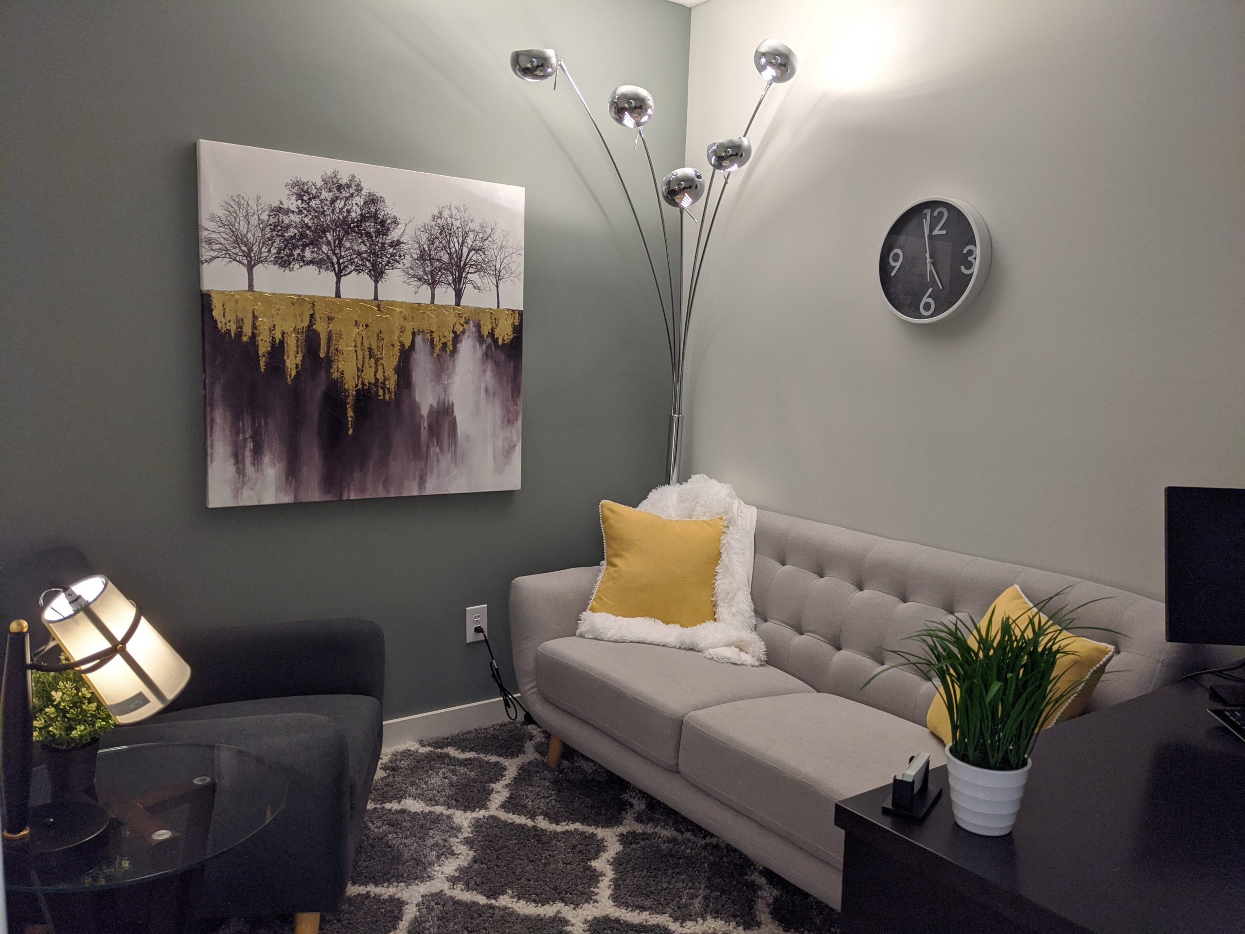 psychologist edmonton south - counselling treatment room